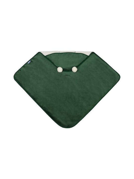 Sensillo Blanket Nursery Swaddling Blankets Fleece Green 75x75cm