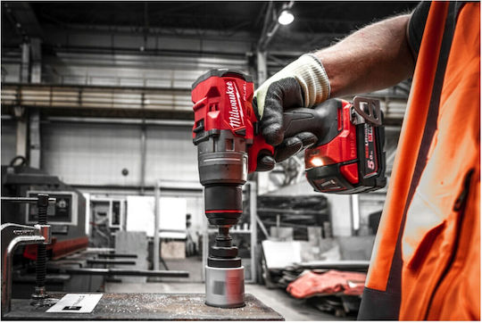 Milwaukee M18 FPP4C - 555T Set Angle Wheel & Excavator 18V with 3 Batteries 5Ah - 5.5Ah and Case