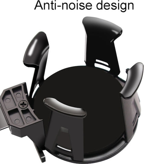 Car Cup Holder 1 Position for AC Vents in Black Color