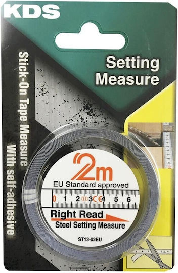 KDS Adhesive Tape Measure 13mm x 2m