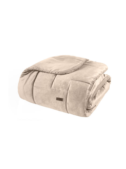 Guy Laroche Set Pilotă Semi-dublu 180x240cm Scarlett Bej 2buc 530 g/mp²Gsm