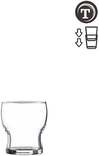 Vicrila Set Gläser Wasser / Whiskey aus Glas 12Stück