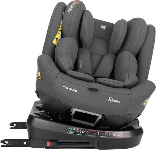 Kikka Boo I-Moove Καθισματάκι Αυτοκινήτου i-Size με Isofix Dark Grey