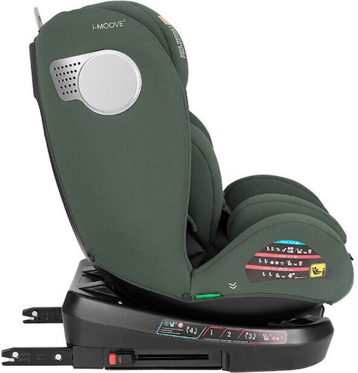Kikka Boo I-Moove Baby Car Seat i-Size with Isofix Army Green
