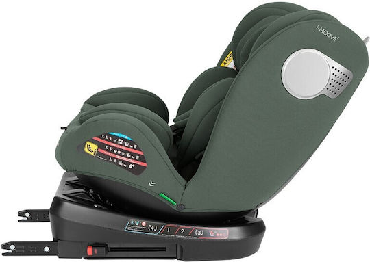 Kikka Boo I-Moove Baby Car Seat i-Size with Isofix Army Green