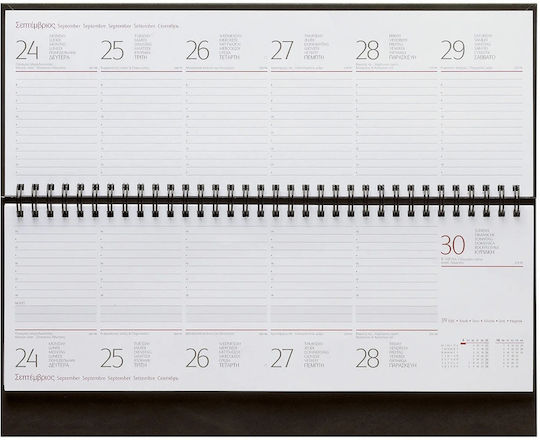 Theofylaktos Weekly Spiral Diary Kashmir Planning 2026 Blue 29.8x10.5 698ai.994