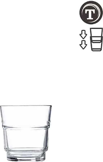 Vicrila Set Gläser Wasser / Cocktail/Trinken / Whiskey aus Glas 12Stück