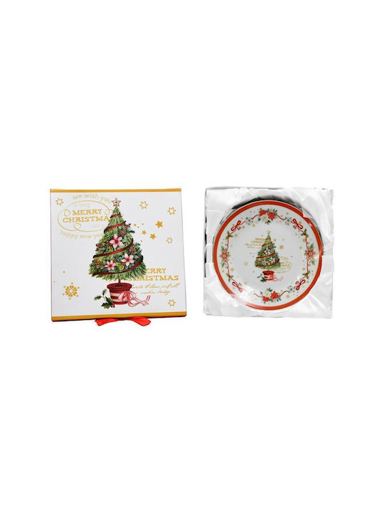Fylliana Set Christmas Containers Ceramic White 6pcs