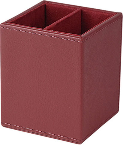 Vnc Exclusive New Leather Pencil Holder Burgundy