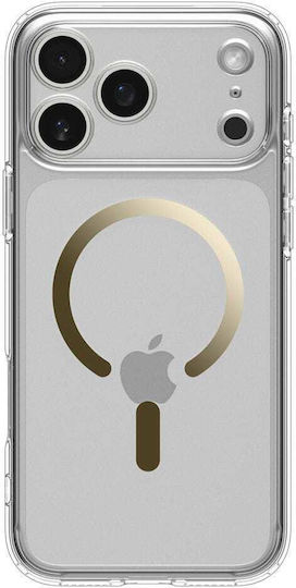 Spigen Ultra Hybrid Umschlag Rückseite Silikon / Kunststoff 2mm Clear Gold (iPhone 17 Pro Max)