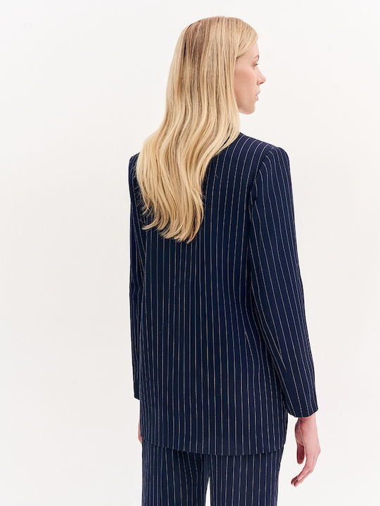 Forel Lang Damen Blazer Blau