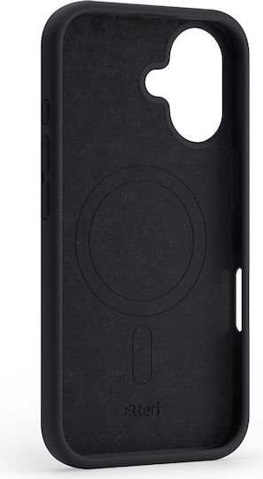 Etteri Back Cover Σιλικόνης Μαύρο (iPhone 17 Pro Max)