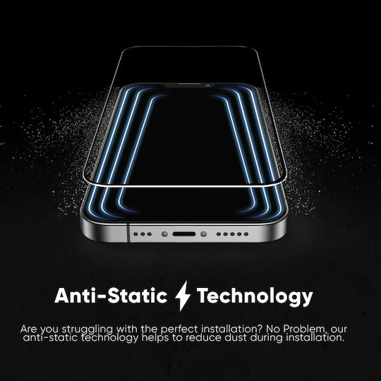 ANANK 3D Tempered Glass Μαύρο (iPhone 17 Pro Max / iPhone 16 Pro Max)