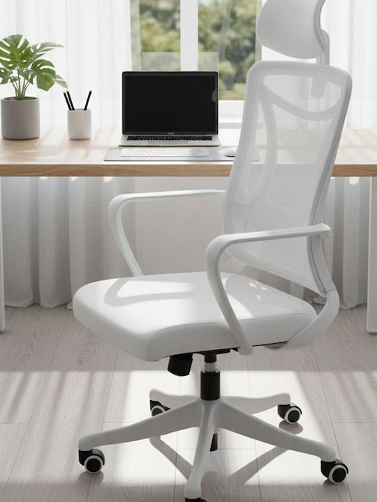 Polihome Hathrow Reclining Office Chair with Fixed Arms Leuko 162883979