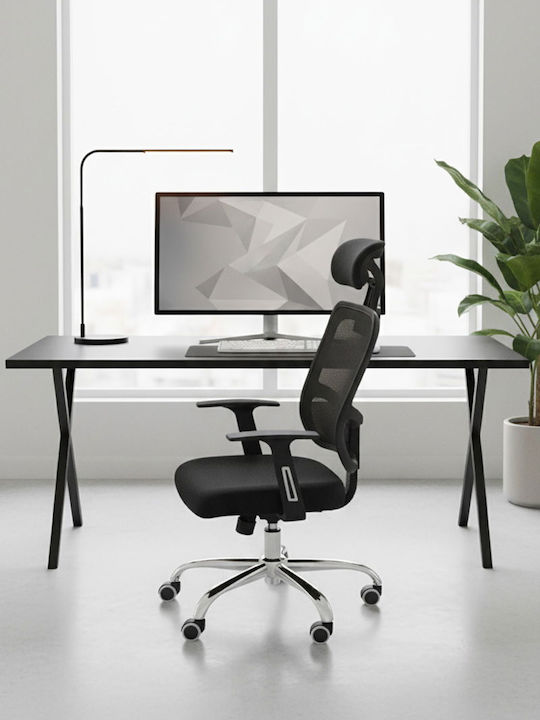 Polihome Crawford Office Chair with Recline Black