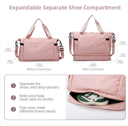 Sack Voyage 30lt Pink Fabric L44xW20xH32cm