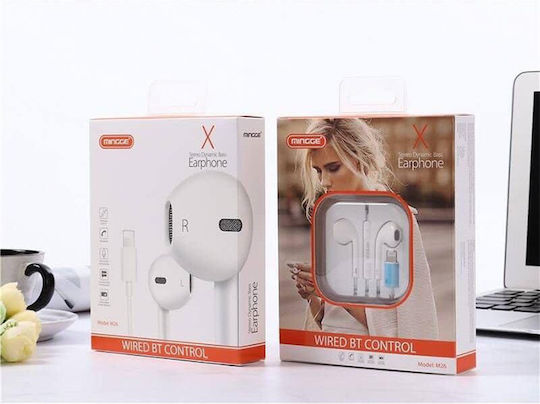 TH-1175 In-ear Handsfree Headphones with Connector Lightning White