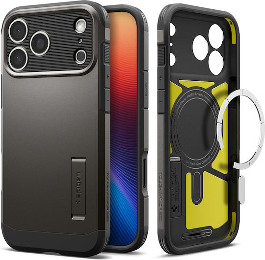 Spigen Umschlag Rückseite Kunststoff / Silikon 2mm Gray (iPhone 17 Pro)
