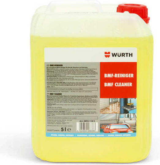 Wurth Υγρό Καθαρισμού Bmf Cleaner 5lt 08931182