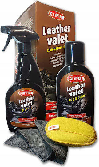 Car Plan Leather Renovation Kit Σπρέι Καθαρισμού για Δερμάτινα Μέρη Αυτοκινήτου