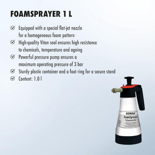 Sonax FoamSprayer Аφροποιвател За Прахосмукачка С Капацитет 1000мл