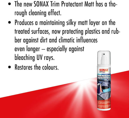 Universal Spray Solution Maintaining Plastic Rubber Surfaces 300 Ml