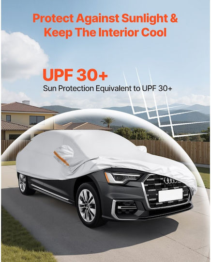 Vevor Covers 515x245x115cm Waterproof for Sedan Secured with Straps