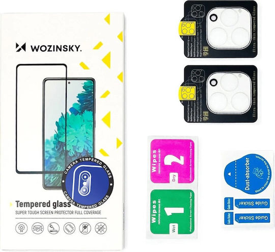 Wozinsky Full Camera Protection Tempered Glass Black for the iPhone 17 Pro