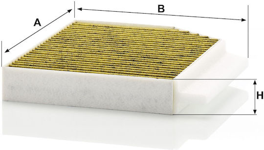 Mann-Filter FP 26 023 Cabin Filter Interior Air Filter FreciousPlus Biofunctional Pollen Filter Cars and Vans