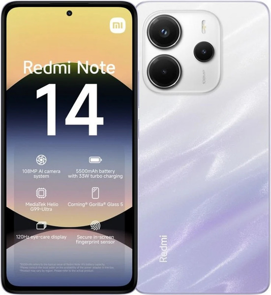 Xiaomi Redmi Note 14 4G Dual SIM (8/256GB) Mov Mist | Skroutz Romania