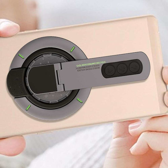 Techsuit Ring Holder Κινητού σε Γκρι χρώμα