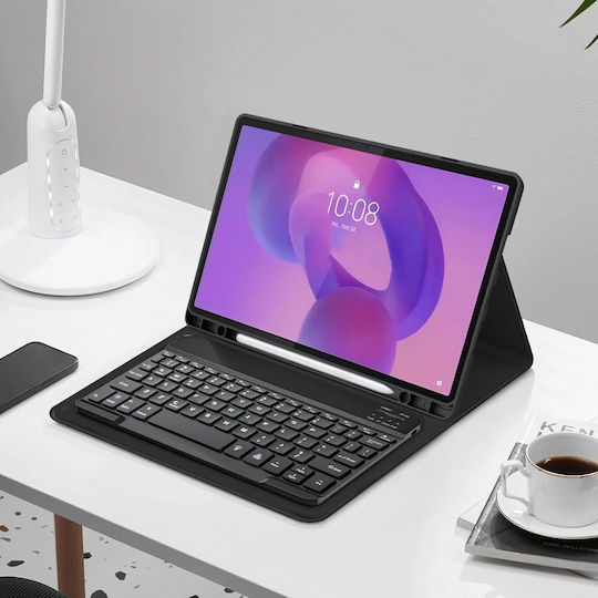 Tech-Protect Klappdeckel mit Tastatur Schware (Lenovo Idea Tab Pro / Pro MT 12.7 TB-373)