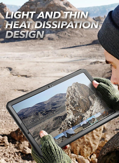 Supcase Unicorn Beetle Pro Flip Cover Μαύρη (Galaxy Tab S10 FE+ Plus 13.1 X620/X626B)
