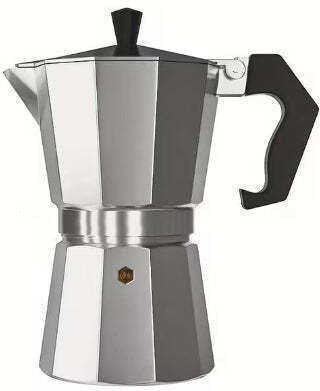 Espresso-Kanne 3 Cups Silber