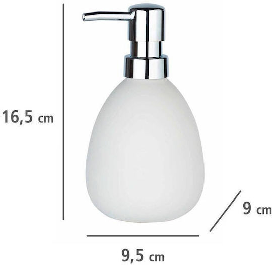 Wenko Dispenser Μεταλλικό Λευκό 390ml