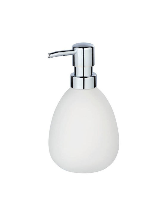Wenko Dispenser Metallic White 390ml