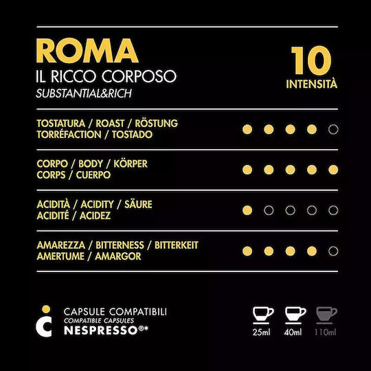 IL Caffe Italiano Capsule Espresso Compatibile cu Mașina Nespresso 30capace