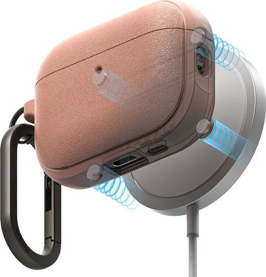 Ringke Onyx Magnetic Калъф от силикон в розов цвят за Apple AirPods Pro 3