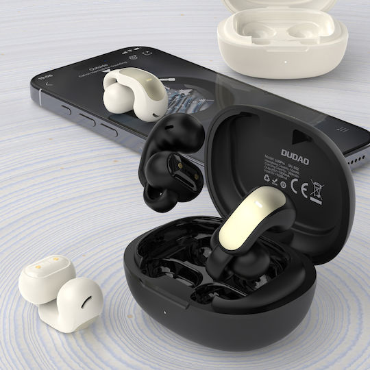 Dudao U20 Pro Open Ear Bluetooth Handsfree Ακουστικά με Θήκη Φόρτισης Μαύρα
