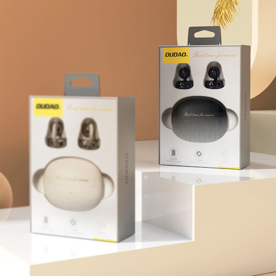 Dudao U20 Open Ear Bluetooth Handsfree Ακουστικά με Θήκη Φόρτισης Μαύρα