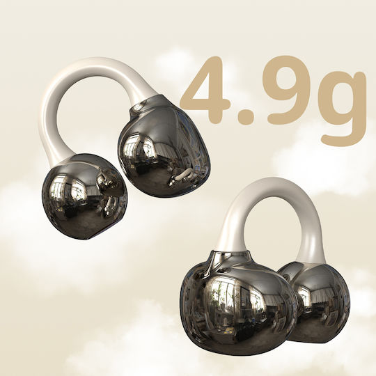 Dudao U20 Open Ear Bluetooth Handsfree Ακουστικά με Θήκη Φόρτισης Μαύρα