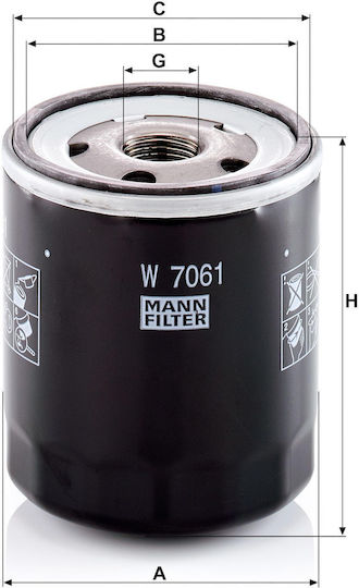 Mann-filter Oil Filter W 7061