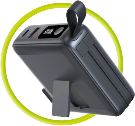 Mobile Origin PBT-03L-BLK MagSafe Power Bank 10000mAh 20W με Θύρα USB-A και Θύρα USB-C Power Delivery Μαύρο