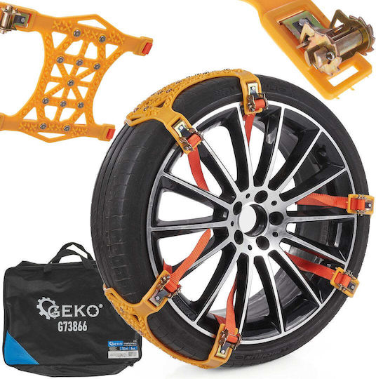 Schnellmontage Schneeketten Set 6 Stück Geko G73866