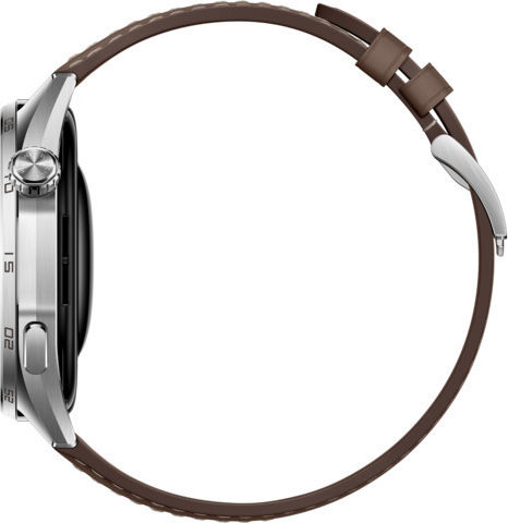 Huawei Watch GT 6 Stainless Steel 46mm Waterproof with Heart Rate Monitor (Brown Leather)