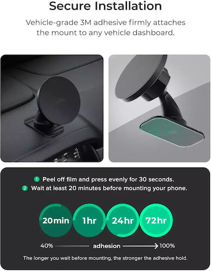 iOttie Itap 3 Car Mobile Mount with Magnet Black