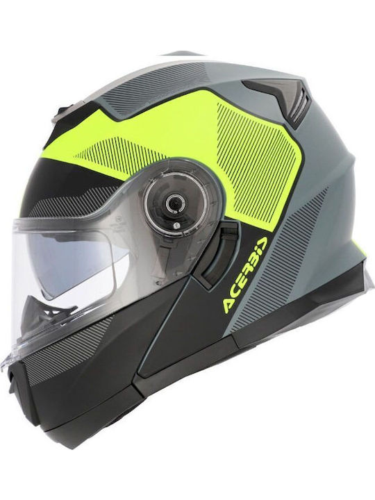 Acerbis Serel SV Full Face ECE 22.06 Black / Yellow Fluo