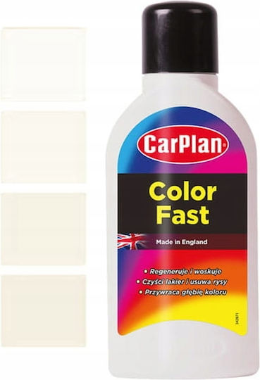 Car Plan Color Fast Waxing Vernish Αξεσουάρ Επιδιόρθωσης Αυτοκινήτου Κρέμα Επιδιόρθωσης Βερνικιού Λευκό 500ml 1τμχ