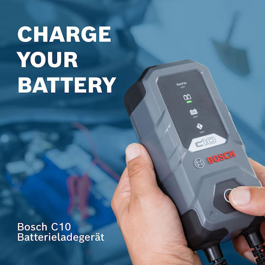Bosch C10 Car Battery Charger 12V