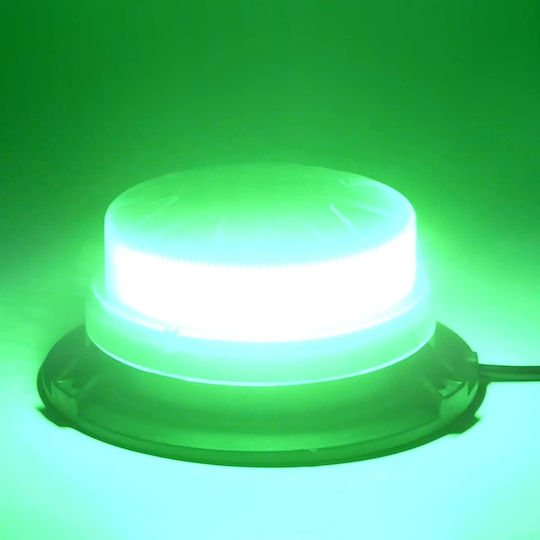 Flexzon Auto-Leuchtturm LED 12V 10.8cm mit Grün Beleuchtung